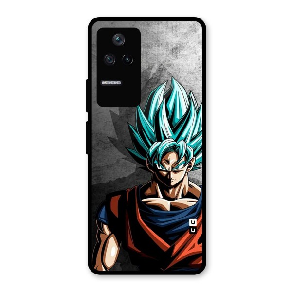 Super Saiyan Art Glass Back Case for Poco F4 5G