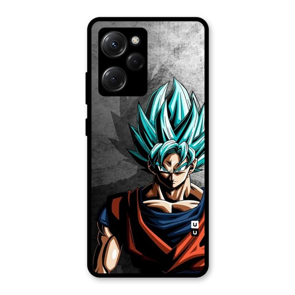 Super Saiyan Art Glass Back Case for Poco X5 Pro