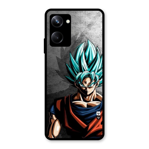 Super Saiyan Art Glass Back Case for Realme 10 Pro