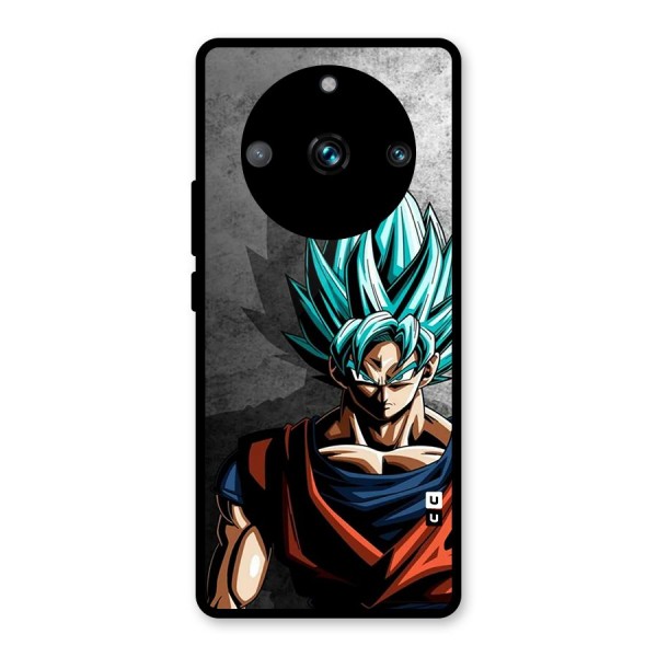 Super Saiyan Art Glass Back Case for Realme 11 Pro