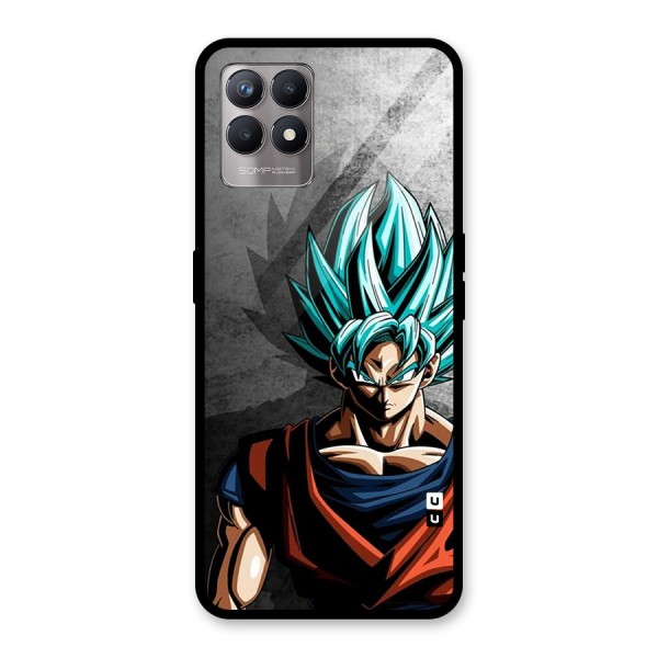 Super Saiyan Art Glass Back Case for Realme 8i