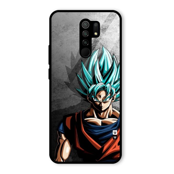 Super Saiyan Art Glass Back Case for Redmi 9 Prime