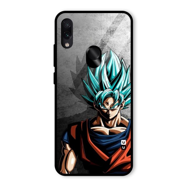 Super Saiyan Art Glass Back Case for Redmi Note 7