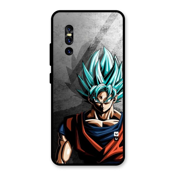 Super Saiyan Art Glass Back Case for Vivo V15 Pro