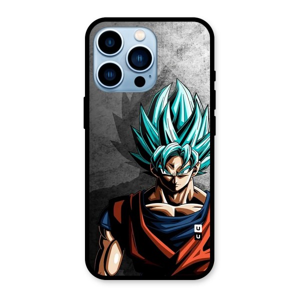 Super Saiyan Art Glass Back Case for iPhone 13 Pro