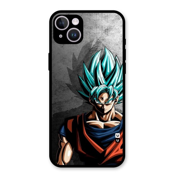 Super Saiyan Art Glass Back Case for iPhone 14 Plus