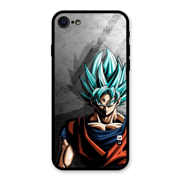 Super Saiyan Art Glass Back Case for iPhone 8