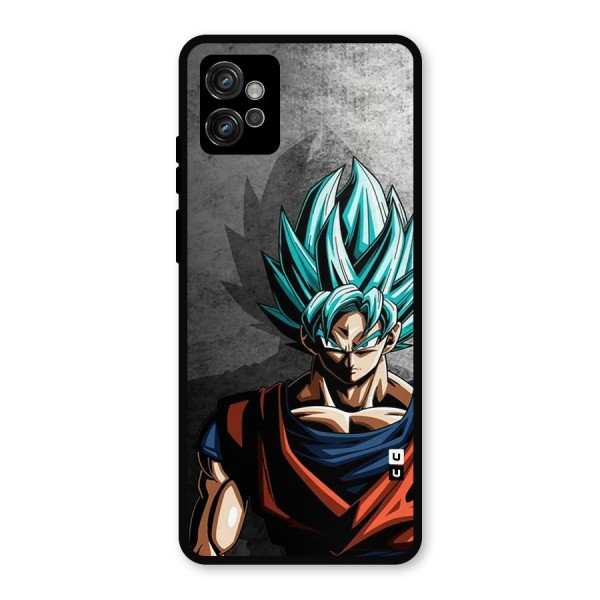 Super Saiyan Art Metal Back Case for Moto G32