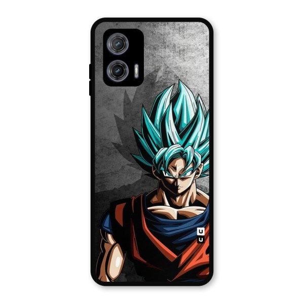 Super Saiyan Art Metal Back Case for Moto G73