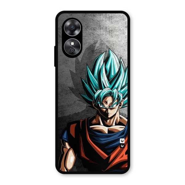 Super Saiyan Art Metal Back Case for Oppo A17