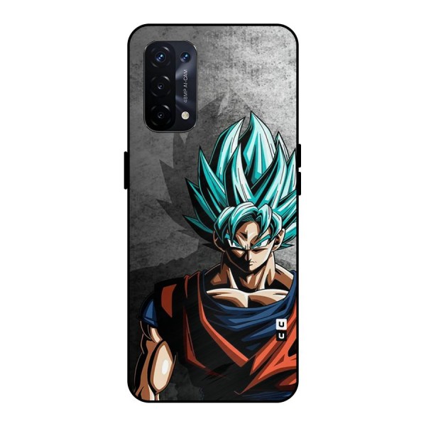 Super Saiyan Art Metal Back Case for Oppo A74 5G