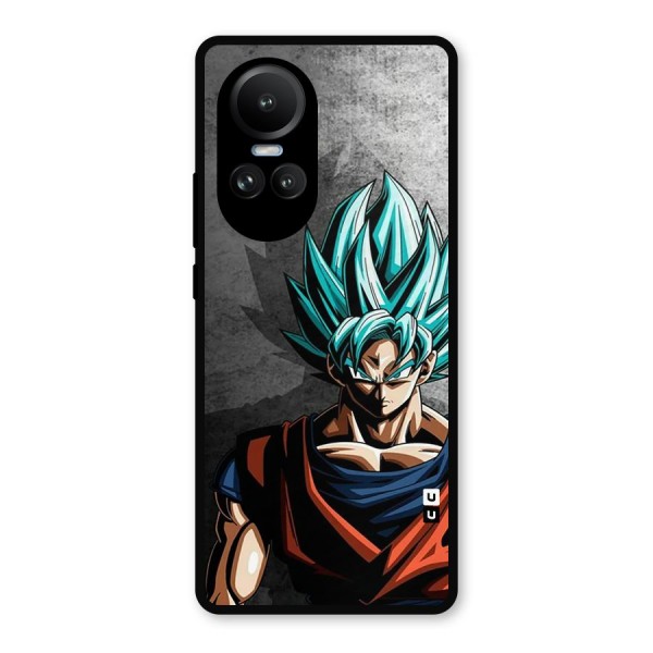 Super Saiyan Art Metal Back Case for Oppo Reno10 Pro