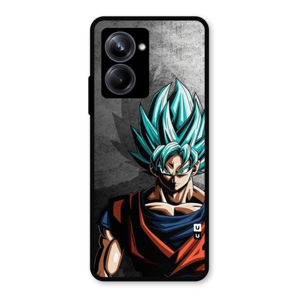 Super Saiyan Art Metal Back Case for Realme 10 Pro