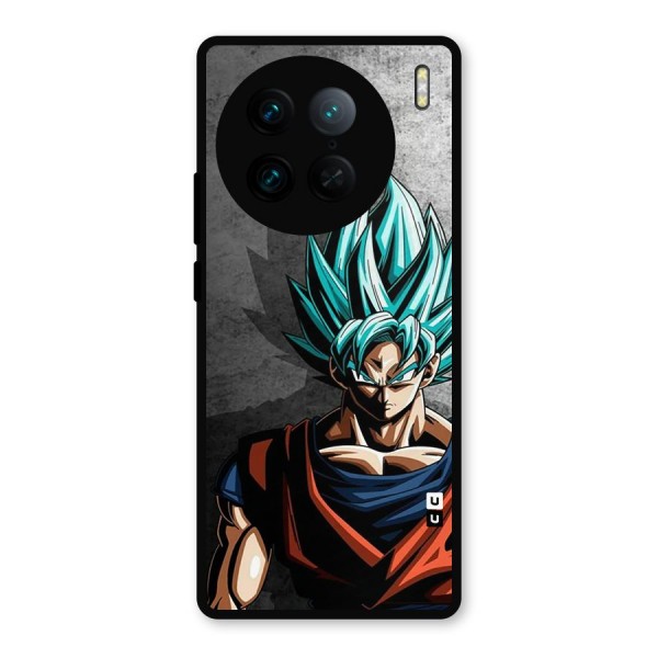 Super Saiyan Art Metal Back Case for Vivo X90 Pro