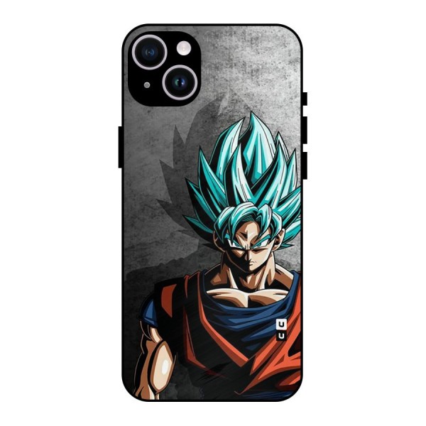 Super Saiyan Art Metal Back Case for iPhone 14 Plus