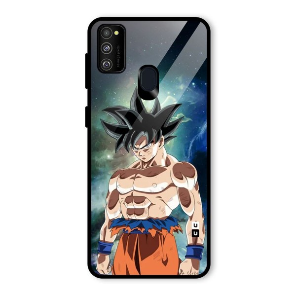 Super Saiyan God Glass Back Case for Galaxy M21