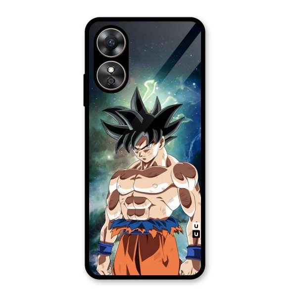 Super Saiyan God Glass Back Case for Oppo A17