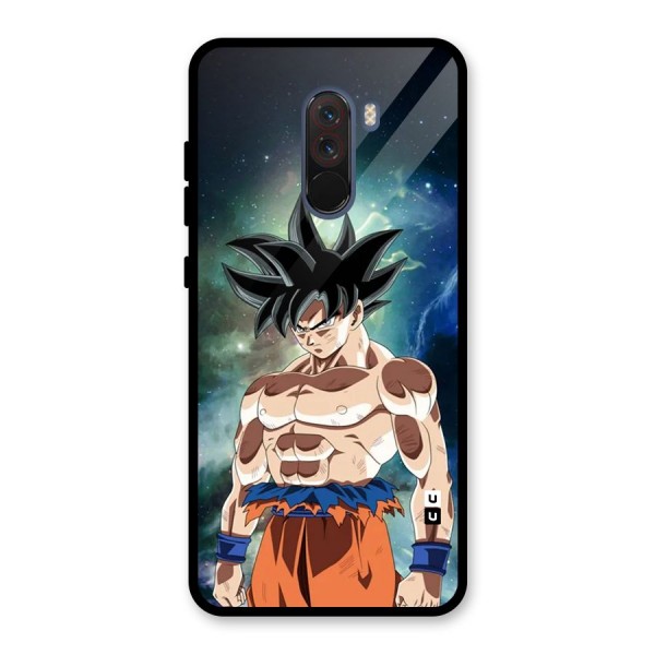 Super Saiyan God Glass Back Case for Poco F1