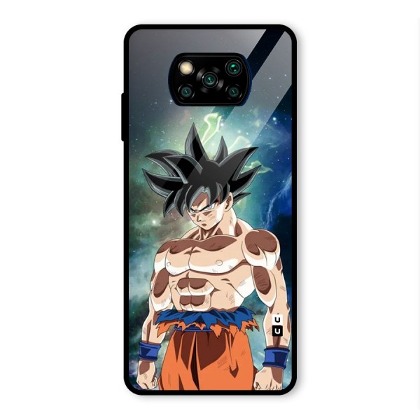 Super Saiyan God Glass Back Case for Poco X3 Pro