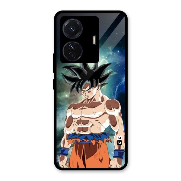 Super Saiyan God Glass Back Case for Vivo T1 Pro