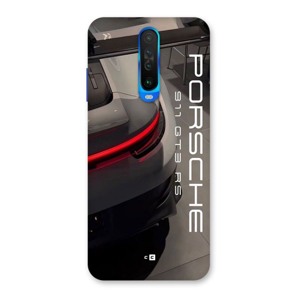 Super Sports Car Back Case for Poco X2