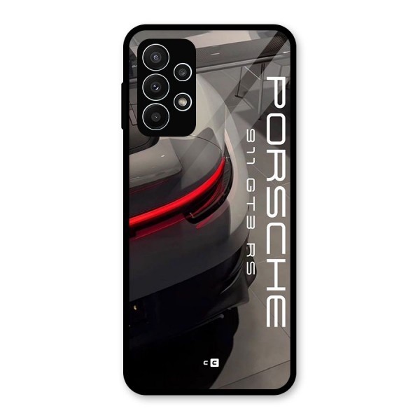 Super Sports Car Glass Back Case for Galaxy A23