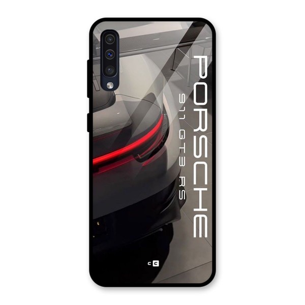 Super Sports Car Glass Back Case for Galaxy A50