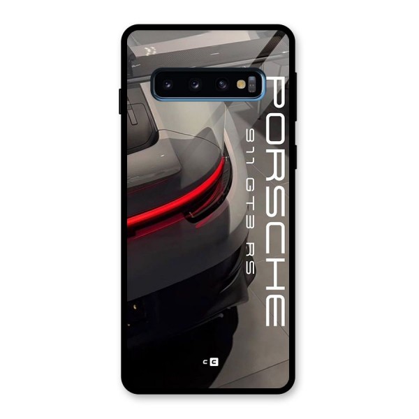 Super Sports Car Glass Back Case for Galaxy S10