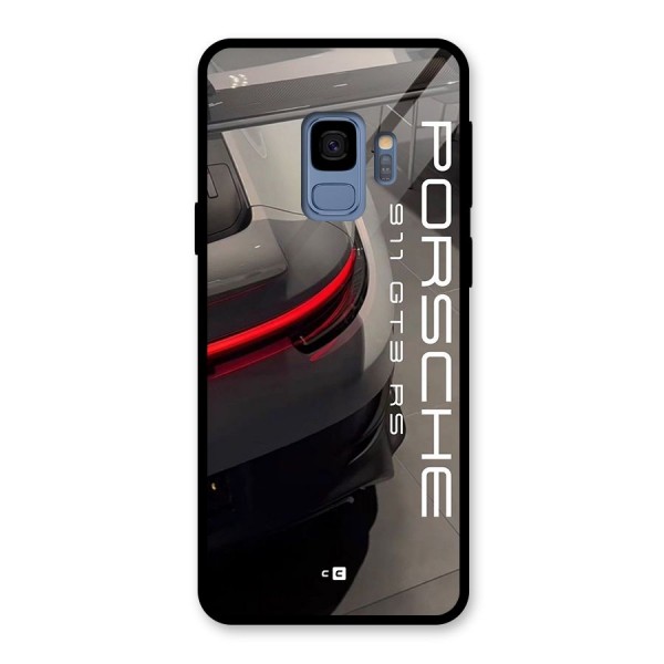 Super Sports Car Glass Back Case for Galaxy S9