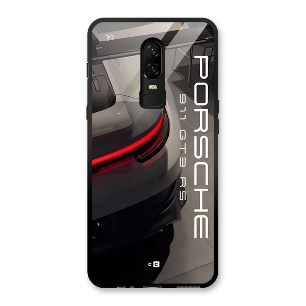 Super Sports Car Glass Back Case for OnePlus 6