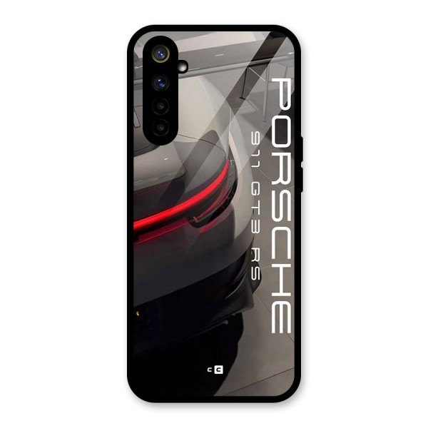 Super Sports Car Glass Back Case for Realme 6i