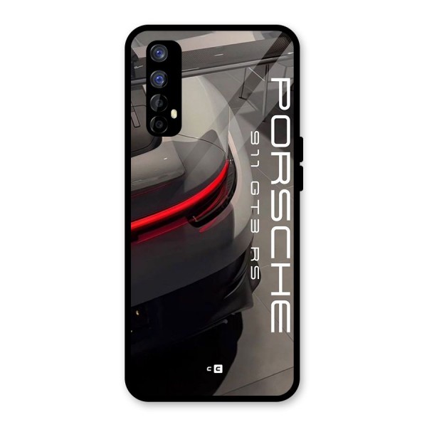 Super Sports Car Glass Back Case for Realme 7