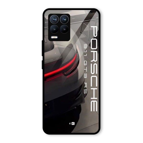 Super Sports Car Glass Back Case for Realme 8