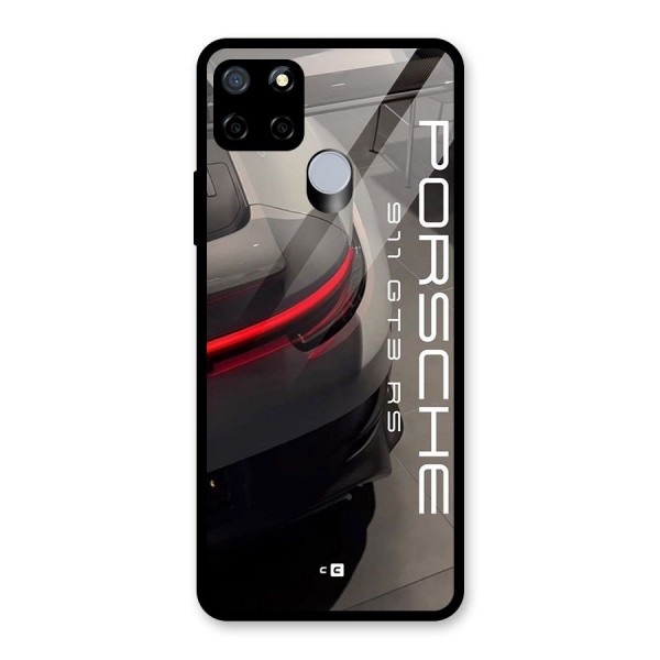 Super Sports Car Glass Back Case for Realme C15