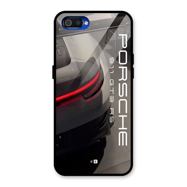 Super Sports Car Glass Back Case for Realme C2