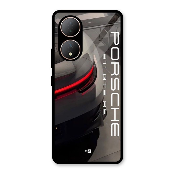 Super Sports Car Glass Back Case for Vivo Y100A