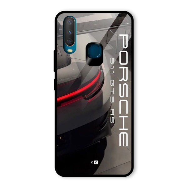 Super Sports Car Glass Back Case for Vivo Y15