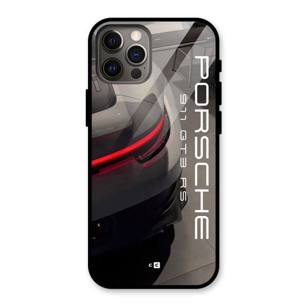 Super Sports Car Glass Back Case for iPhone 12 Pro