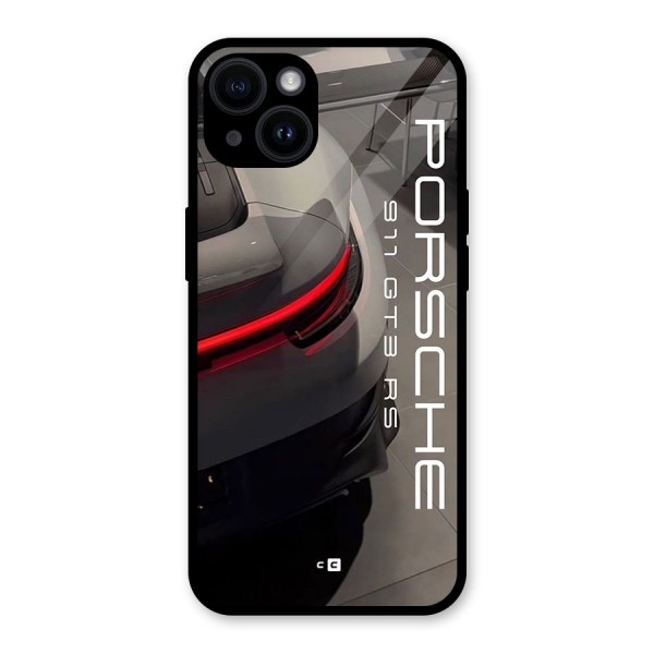 Super Sports Car Glass Back Case for iPhone 14