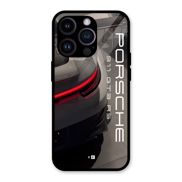 Super Sports Car Glass Back Case for iPhone 14 Pro