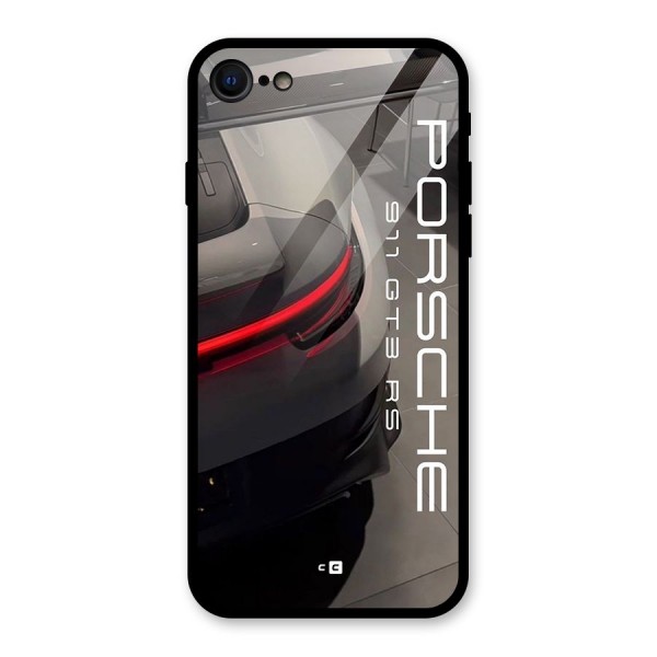 Super Sports Car Glass Back Case for iPhone 8