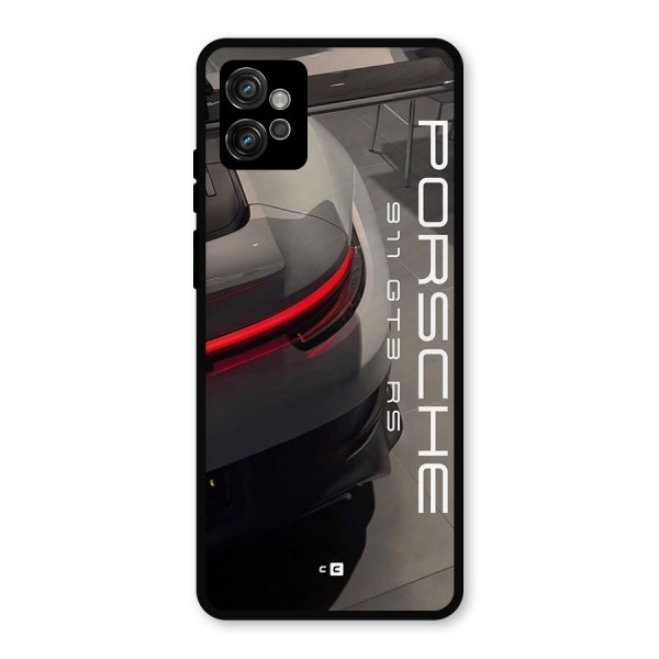 Super Sports Car Metal Back Case for Moto G32