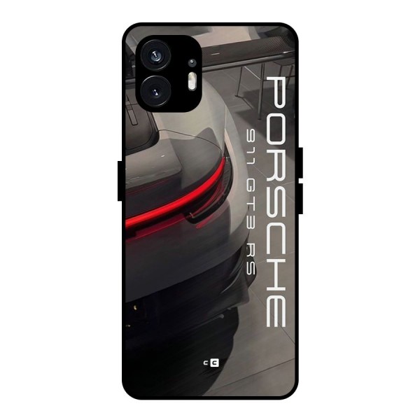 Super Sports Car Metal Back Case for Nothing Phone 2