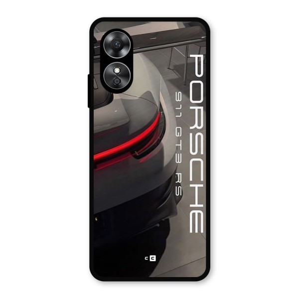 Super Sports Car Metal Back Case for Oppo A17