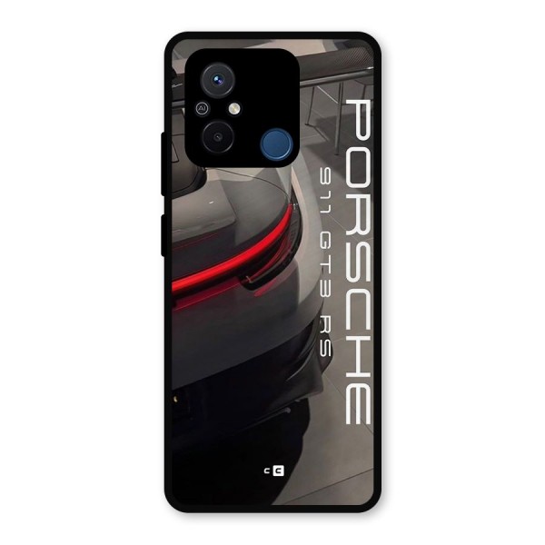 Super Sports Car Metal Back Case for Poco C55