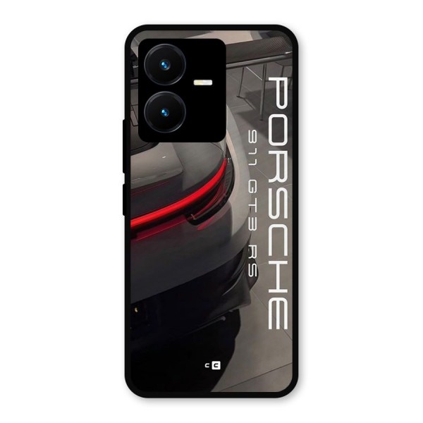 Super Sports Car Metal Back Case for Vivo Y22s