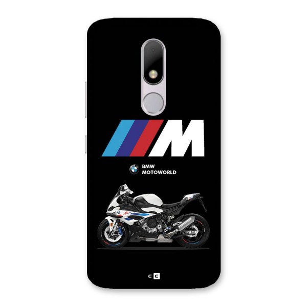 Superbike Stripes Back Case for Moto M