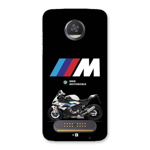 Superbike Stripes Back Case for Moto Z2 Play