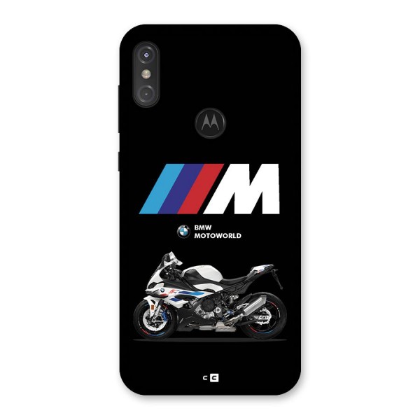 Superbike Stripes Back Case for Motorola One Power