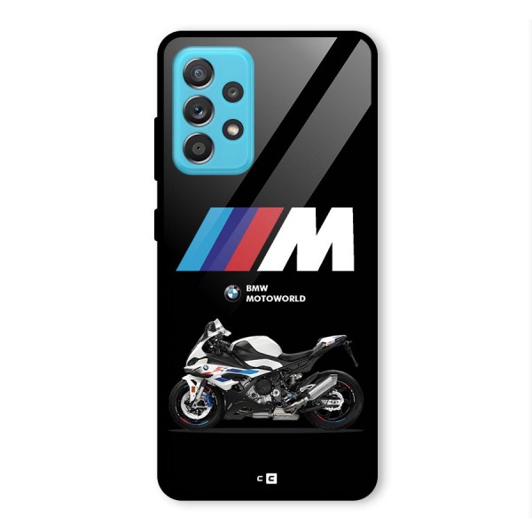 Superbike Stripes Glass Back Case for Galaxy A52